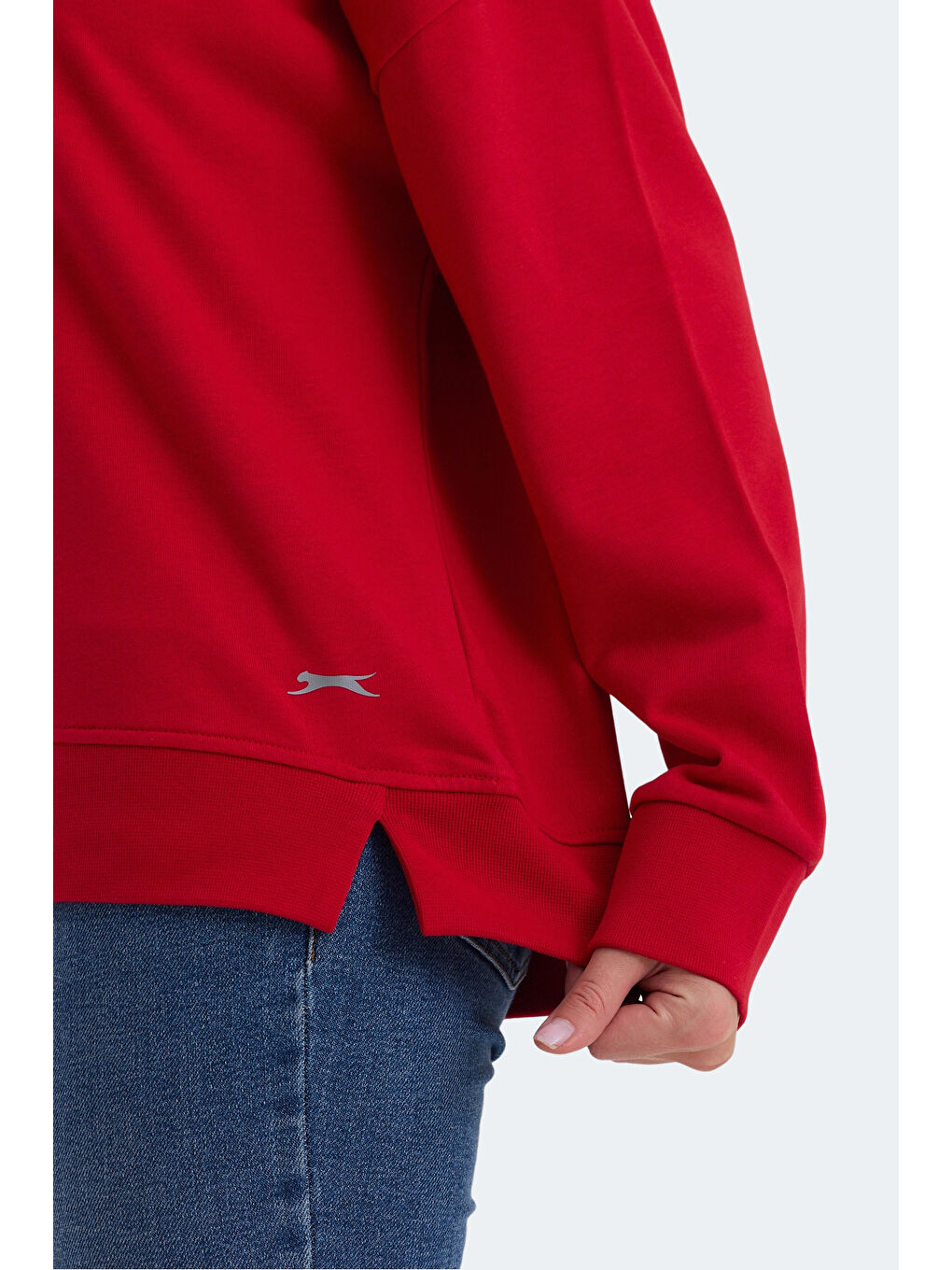 SLAZENGER VIRTUE Kadın Sweatshirt Kırmızı - 4