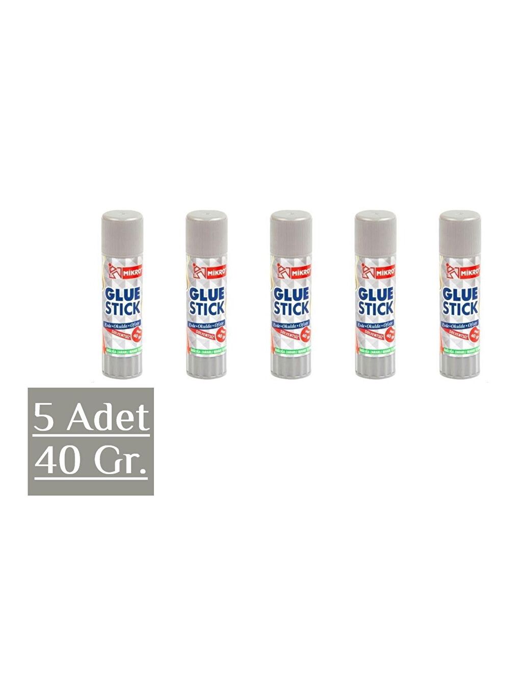 Mikro Beyaz Stick Yapıştırıcı Solventsiz 40 g