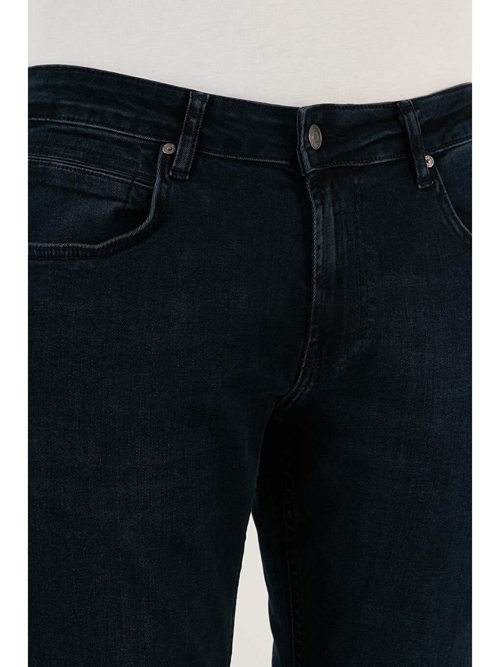 Buratti Lacivert Pamuklu Normal Bel Regular Fit Boru Paça Jeans 2210J59PARMA - 3