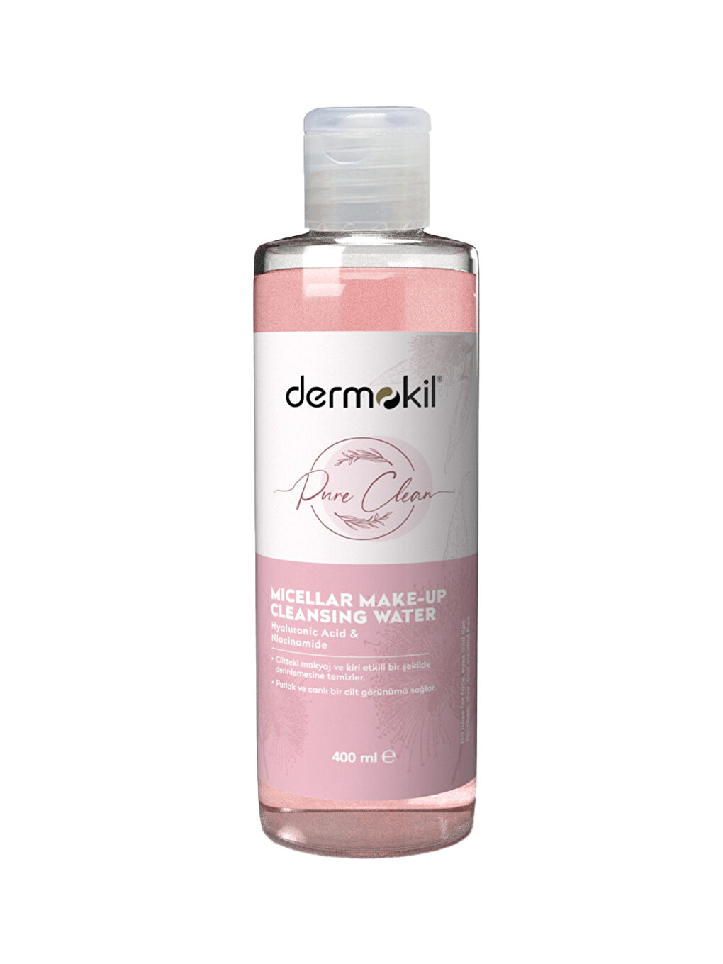 DERMOKIL Karışık Pure Clean Micellar Makyaj Temizleme Suyu 400 ml