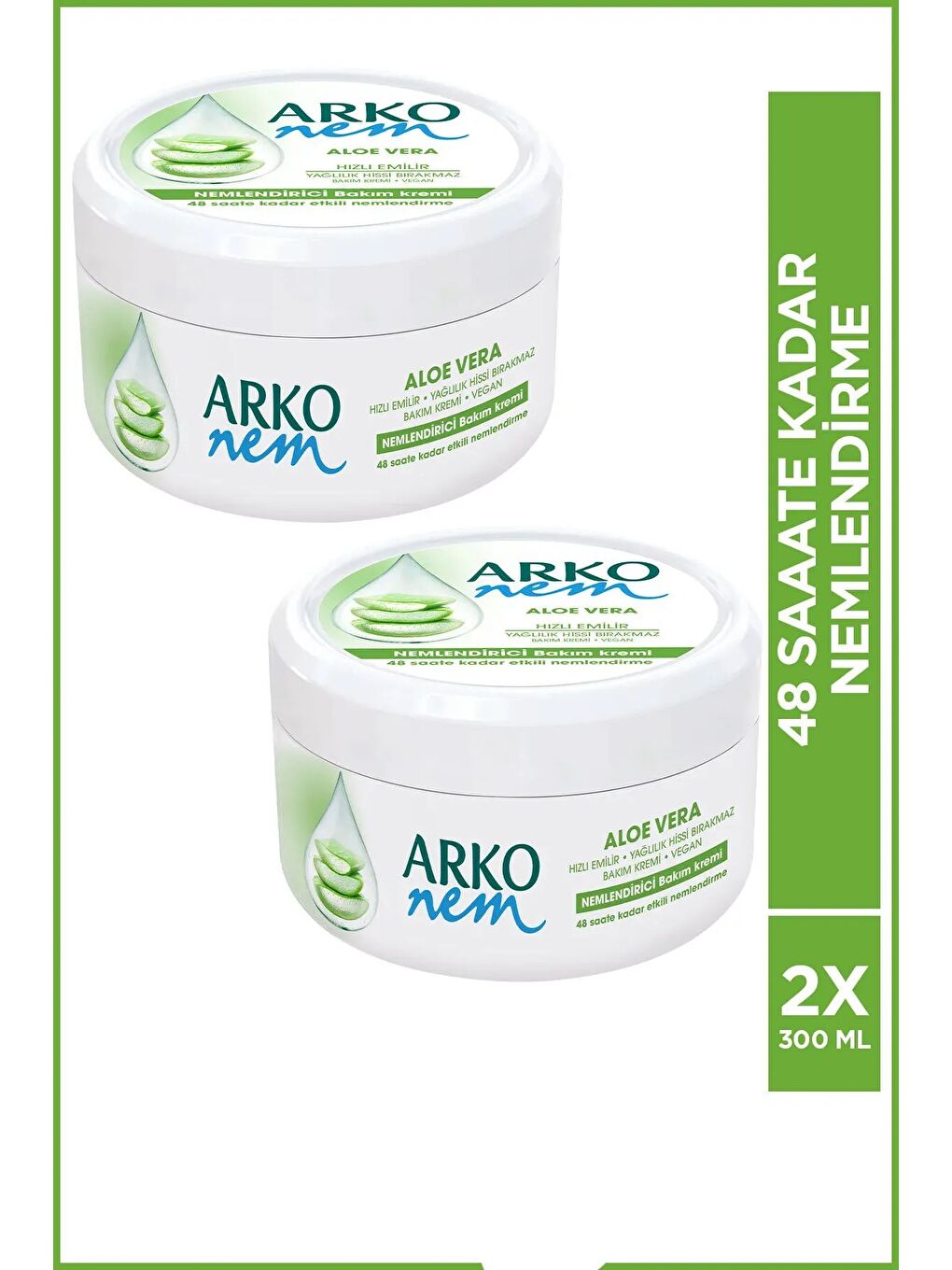 Krem Aloe Vera 2x300 Ml