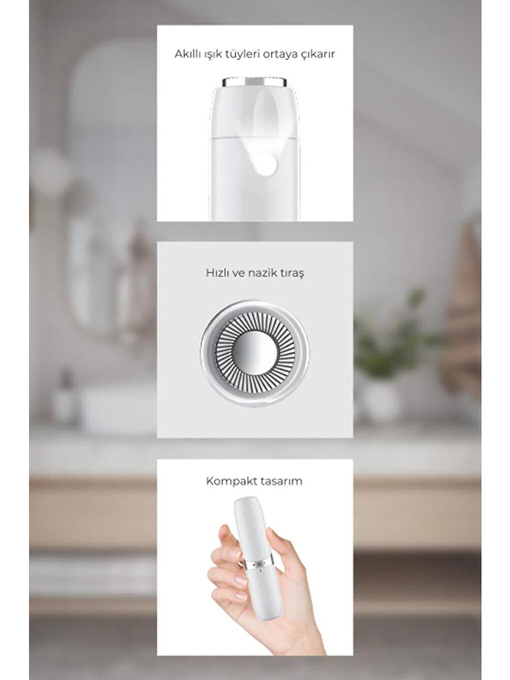 Kiwi Kep-6816 Kaş, Yüz, Hassas Bölgeler İçin Otomatik Işıklı Cımbız - 1