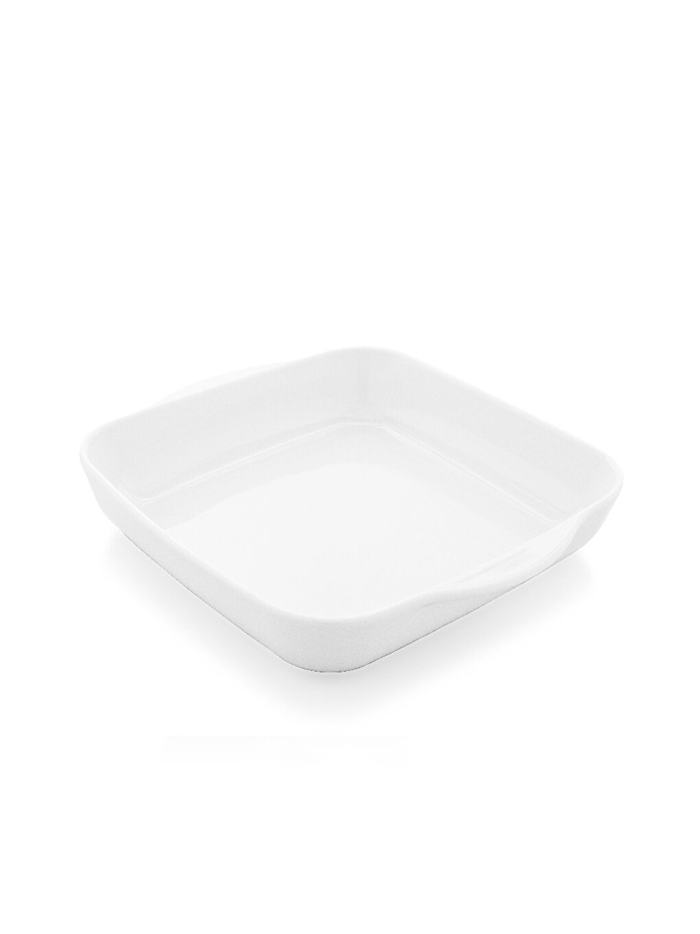Ekru 28 Cm Kare Kulplu Fırın Kabı