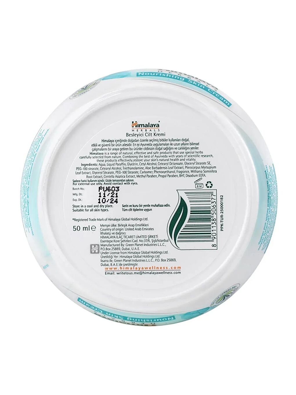 Besleyici El Ve Vücut Kremi, Kış Kirazı, Nemlendirici, Yağsız, Su Bazlı, Tüm Ciltler, 50 Ml 4 Adet-2