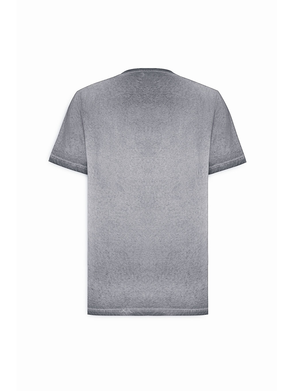 Erkek Antrasit Standart Fit Normal Kesim %100 Pamuk Flamlı Bisiklet Yaka Tişört-8