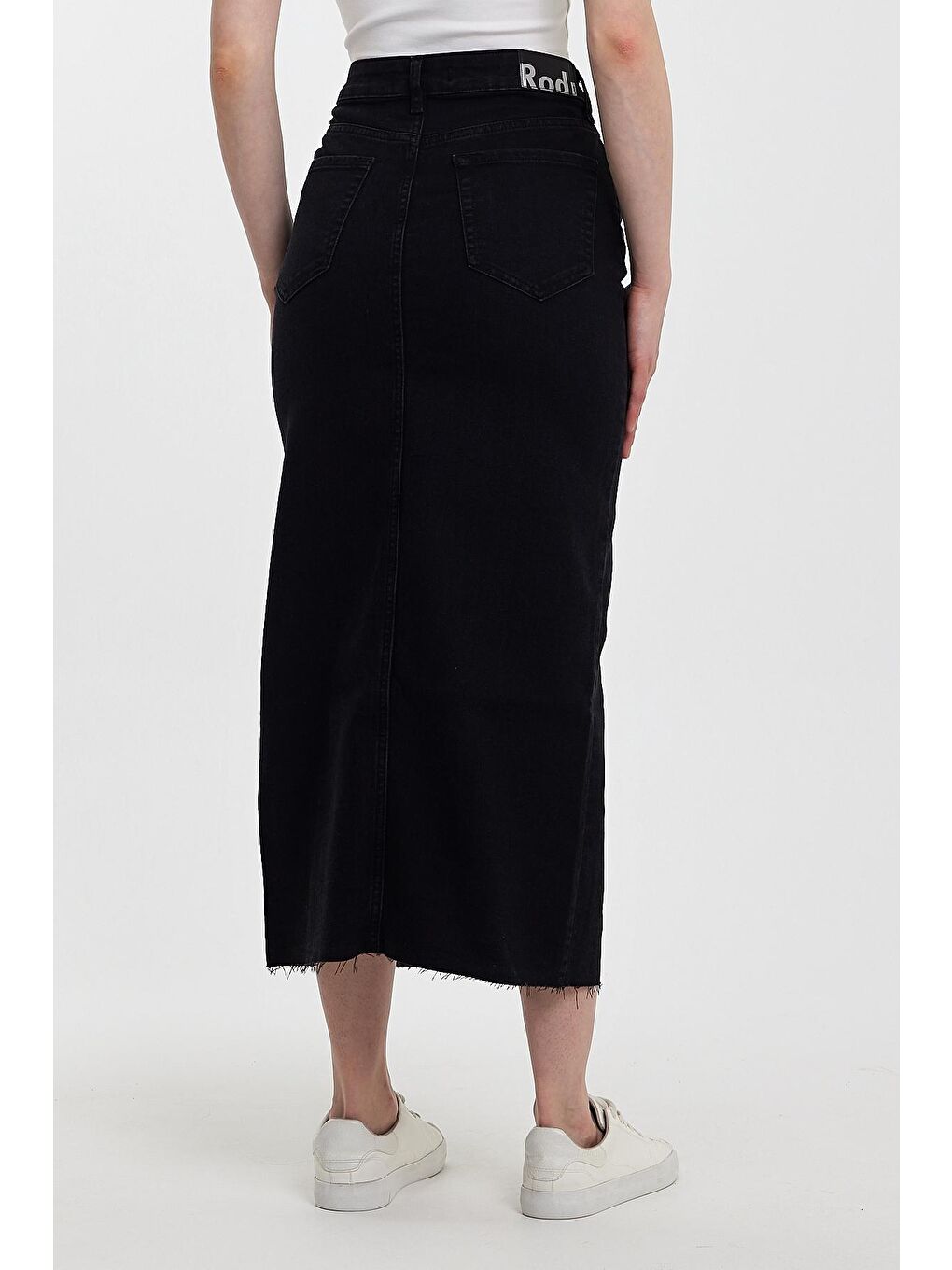 Gri Valery 010 Baggy Fıt Kadın Etek-4