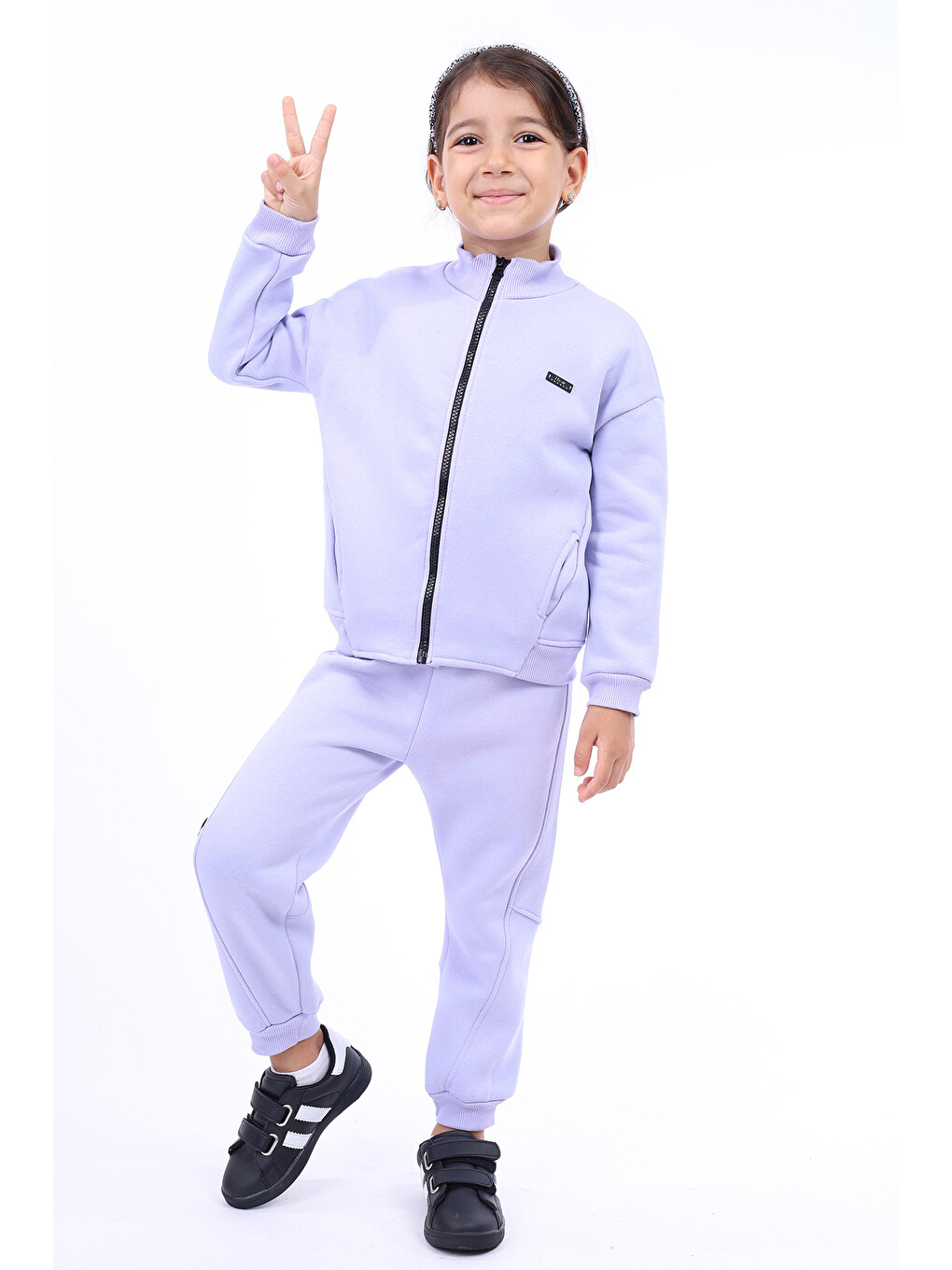 Lila Kız Çocuk Eşofman Takım