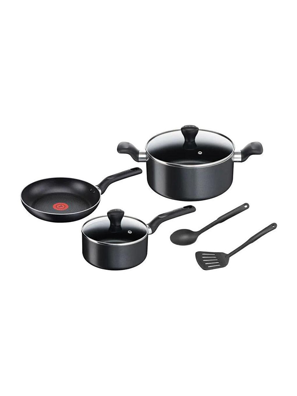 Tefal Renksiz Super Cook 7 Parça Tencere Seti (B459S784)