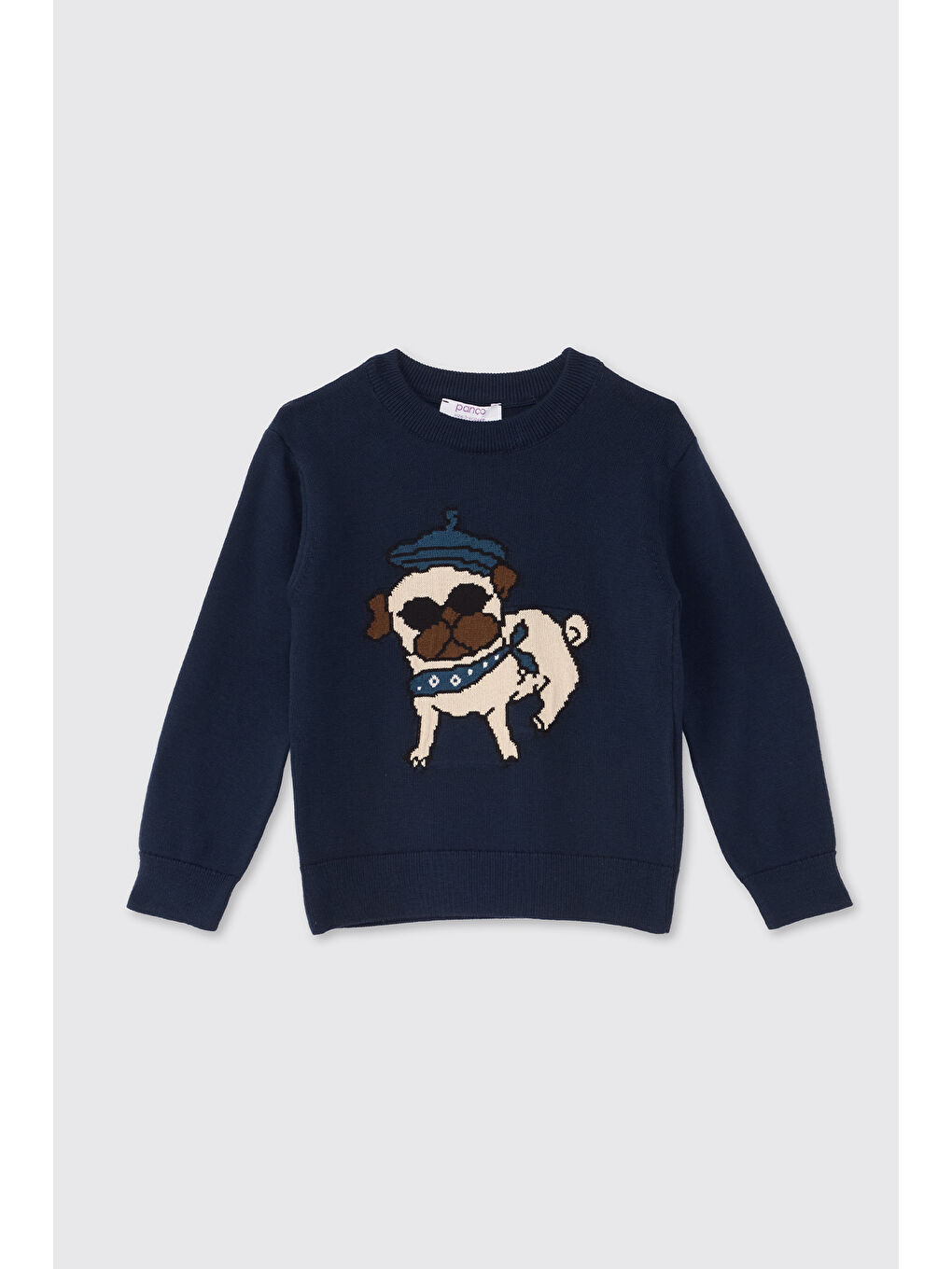 Lacivert Erkek Bebek Lacviert Triko Kazak