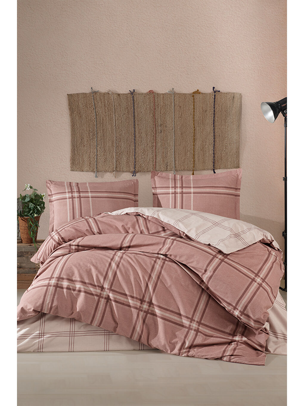 Kahverengi %100 Pamuk Nevresim Takımı Tek Kişilik Capella Kahve-1