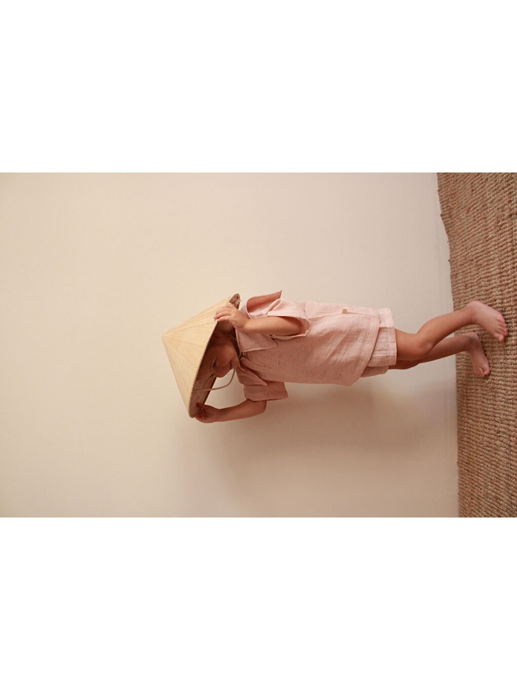 Kahverengi Kiremit Denizci Yaka Şortlu Takım-2