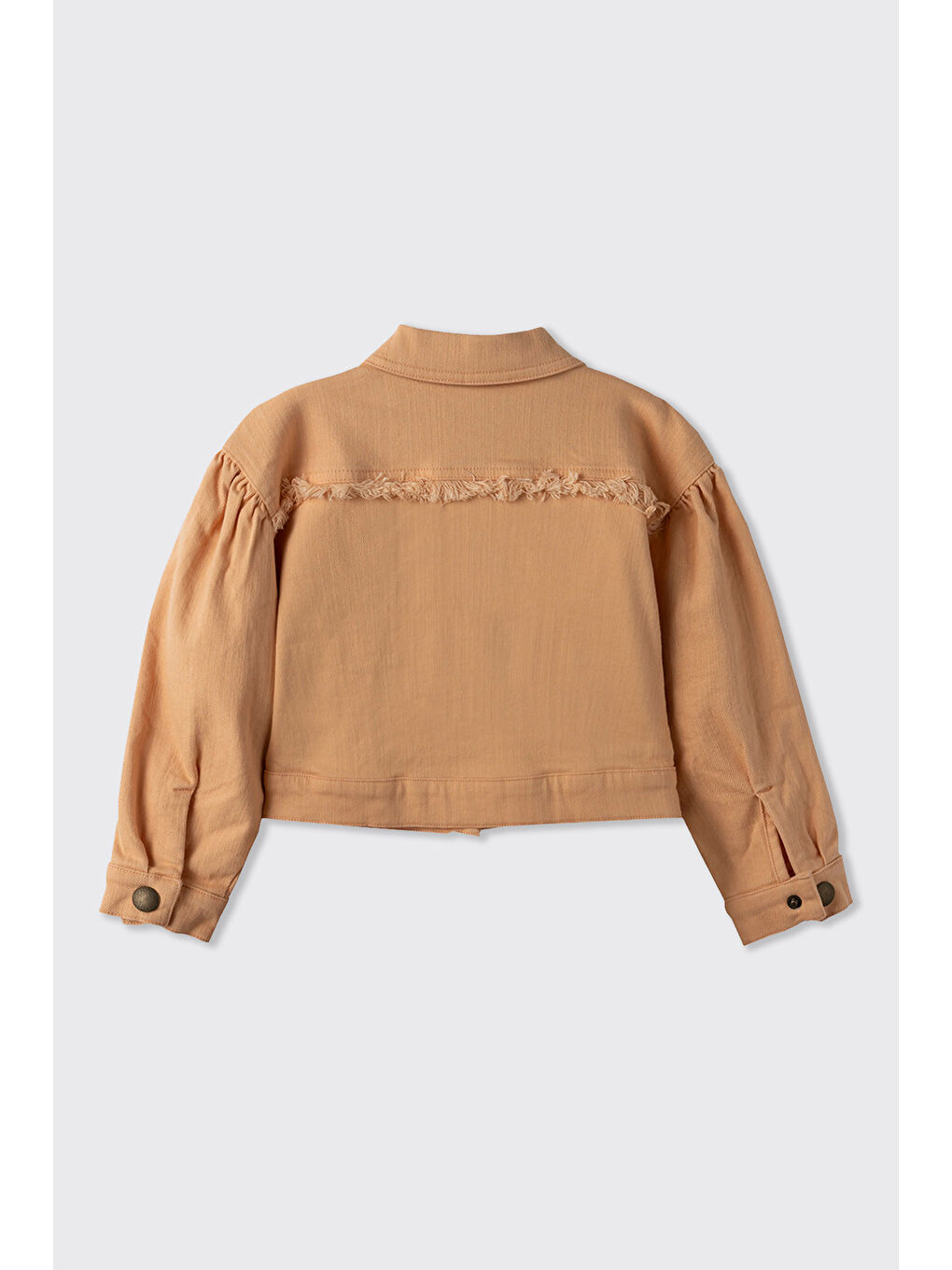 Pembe Kız Bebek Uzun Kollu Somon Ceket-1