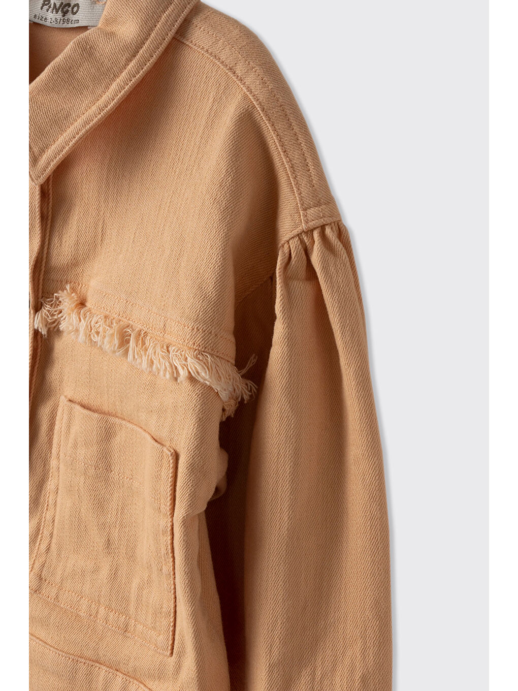 Pembe Kız Bebek Uzun Kollu Somon Ceket-2