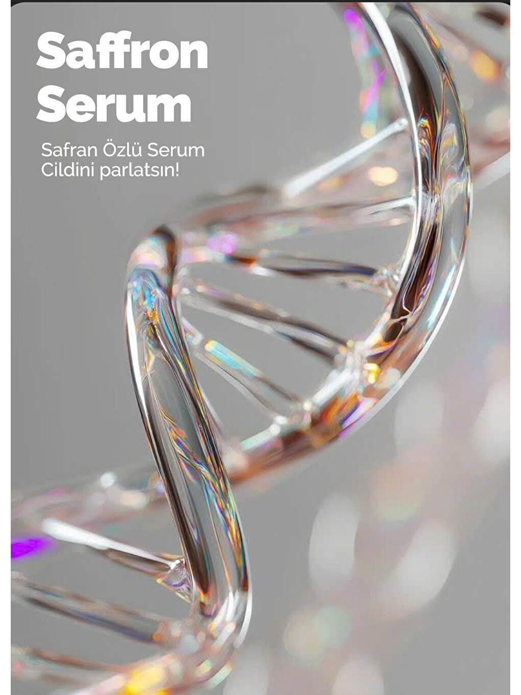 Çayır Gülü Özlü 3 Etkili Serum: Nemlendirici, Ton Eşitleyici & Canlandırıcı Safran Serum 30ml-1
