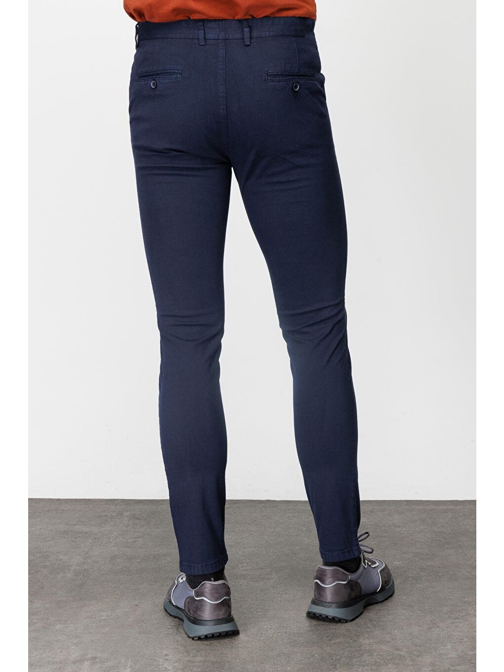 Erkek Açık Lacivert Dynamic Fit Pantolon-3