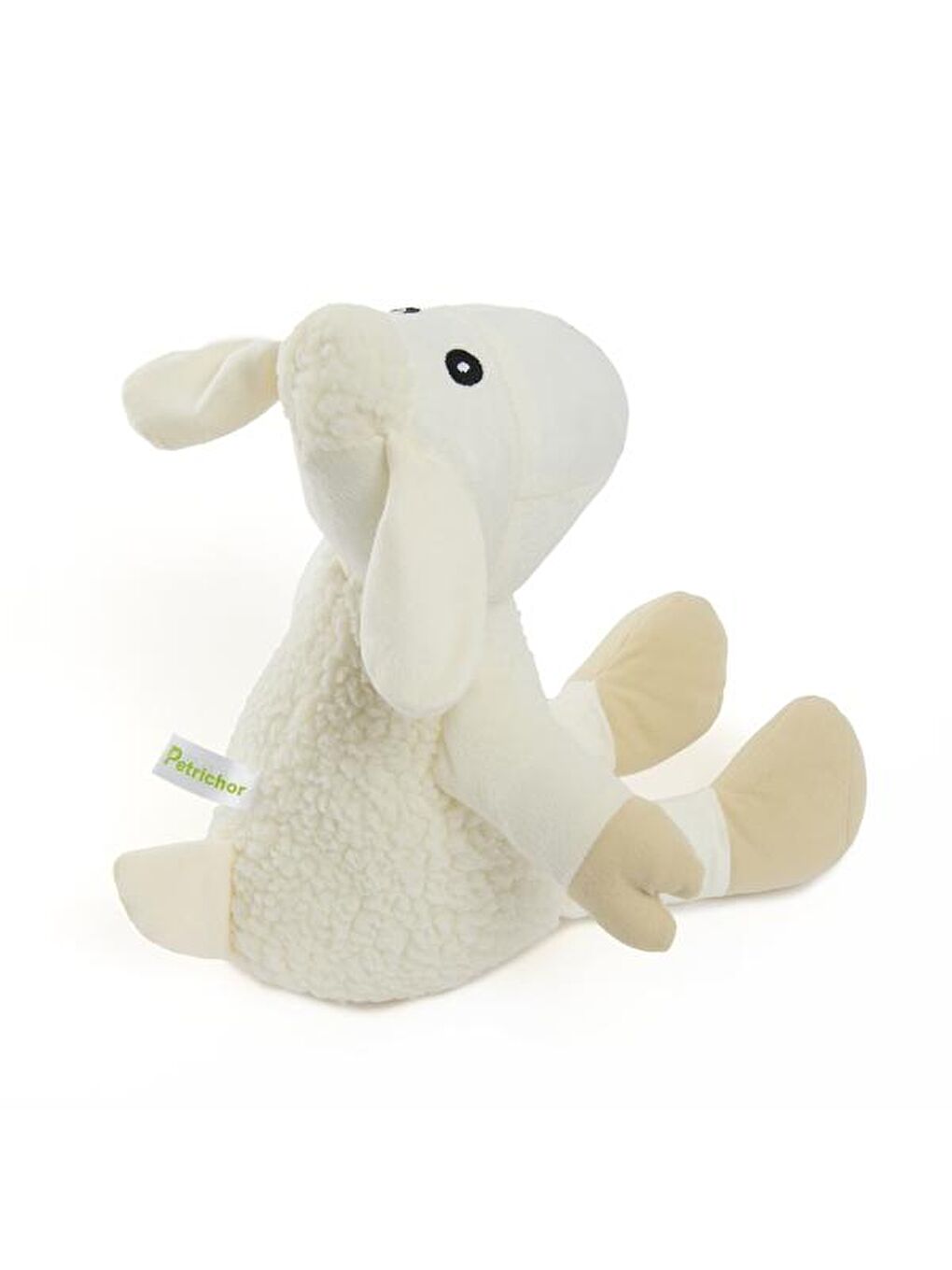 Ekru Kuzu Figürlü Yastık - Krem - 14x40 cm-1