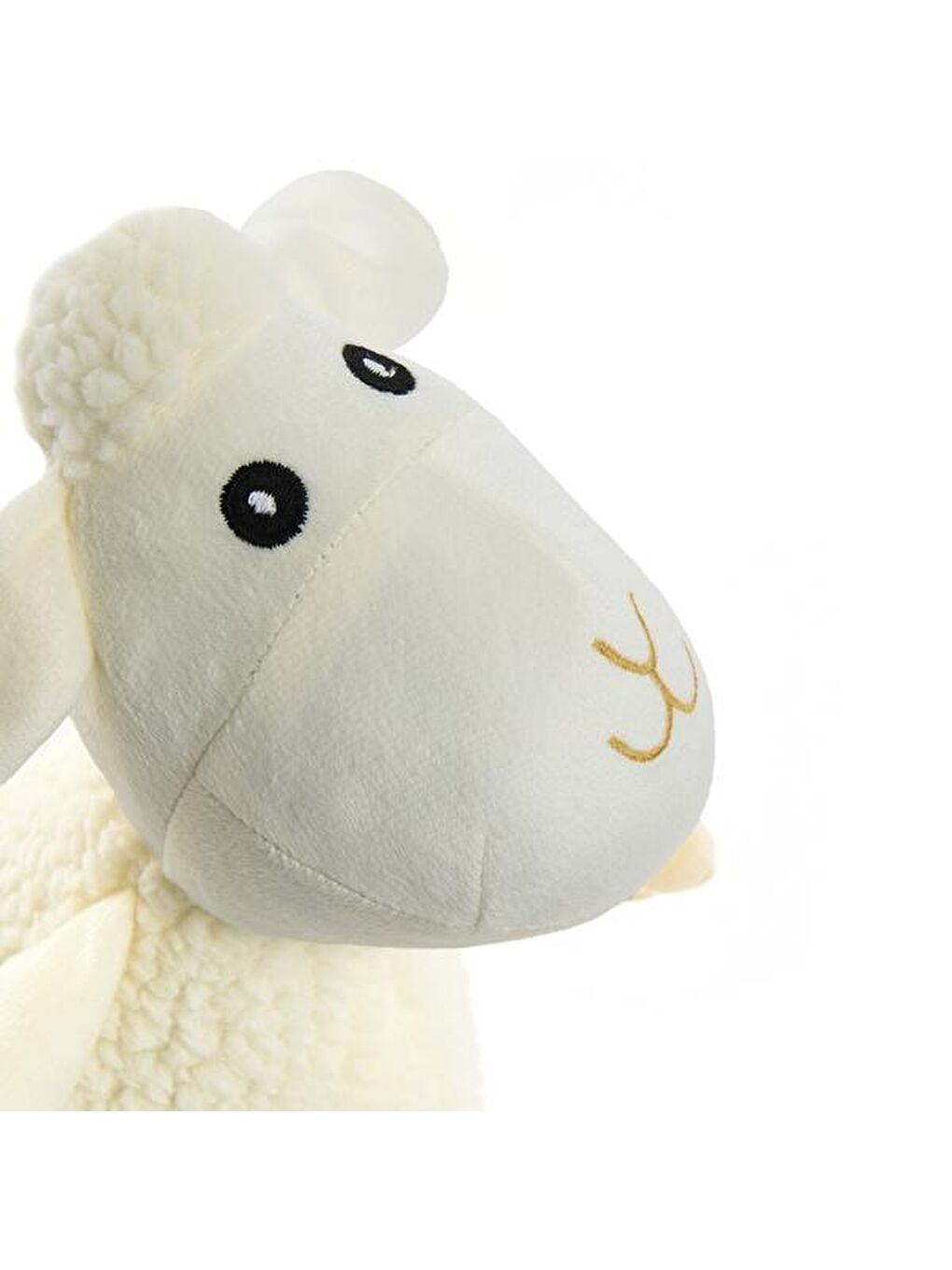 Ekru Kuzu Figürlü Yastık - Krem - 14x40 cm-2