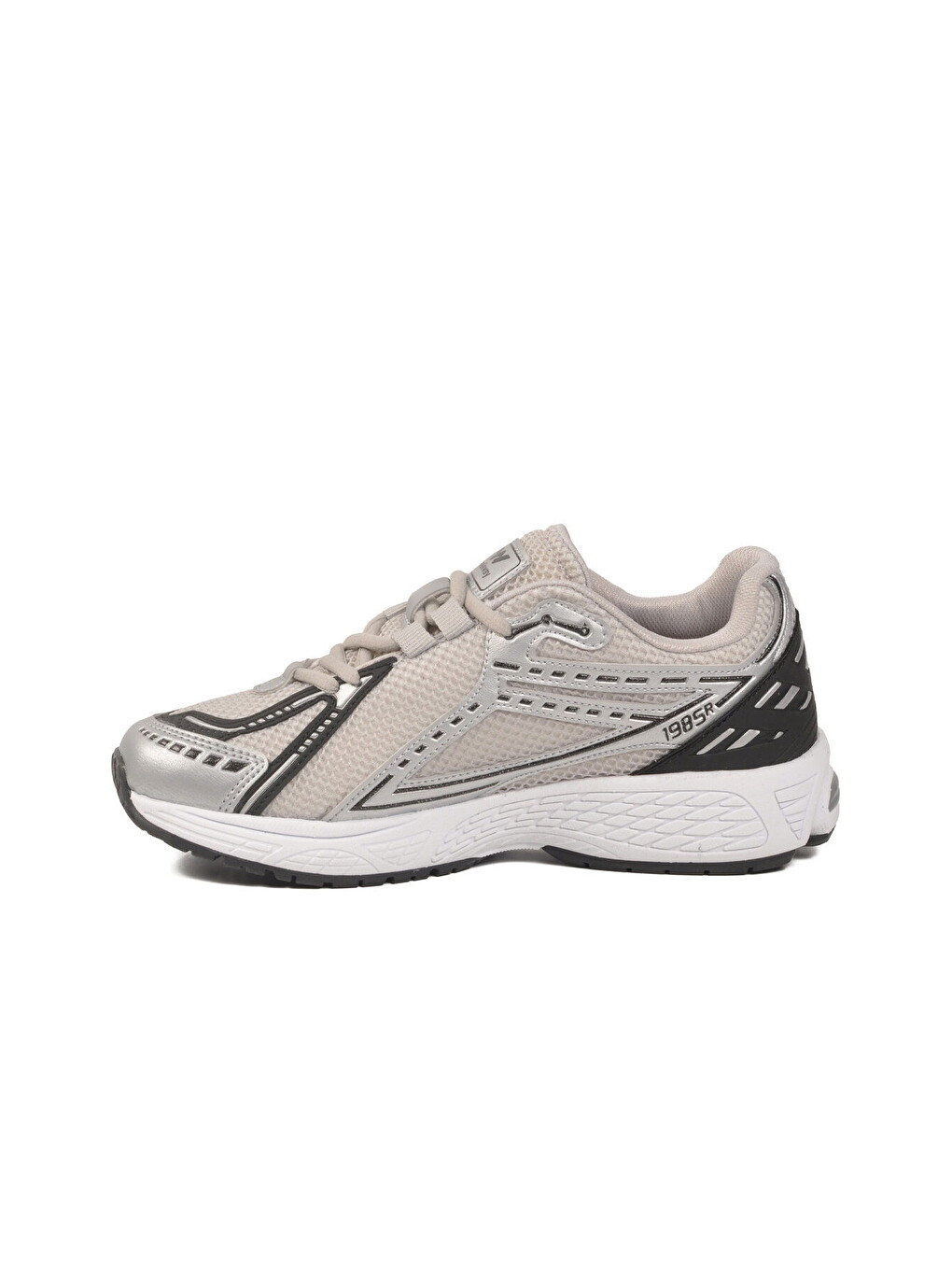Mavi Buz Gri Fileli Hafif Esnek Hafızalı Taban Unisex Spor Ayakkabı Ruth G-3