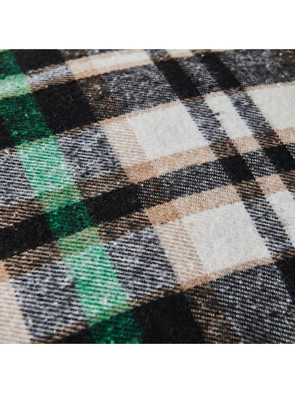 Karışık Ekose Desenli Kırlent - Renkli - 40x40 cm-1
