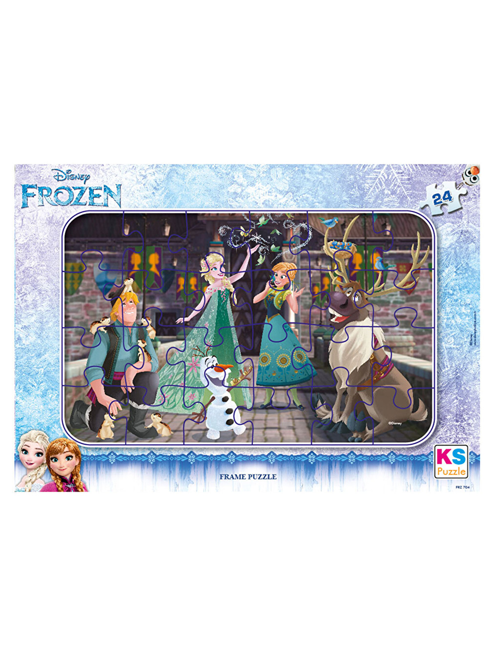 KS GAMES Frozen Puzzle Frame Puzzle 24 Parça Frz704 - S000339349-10231 ...