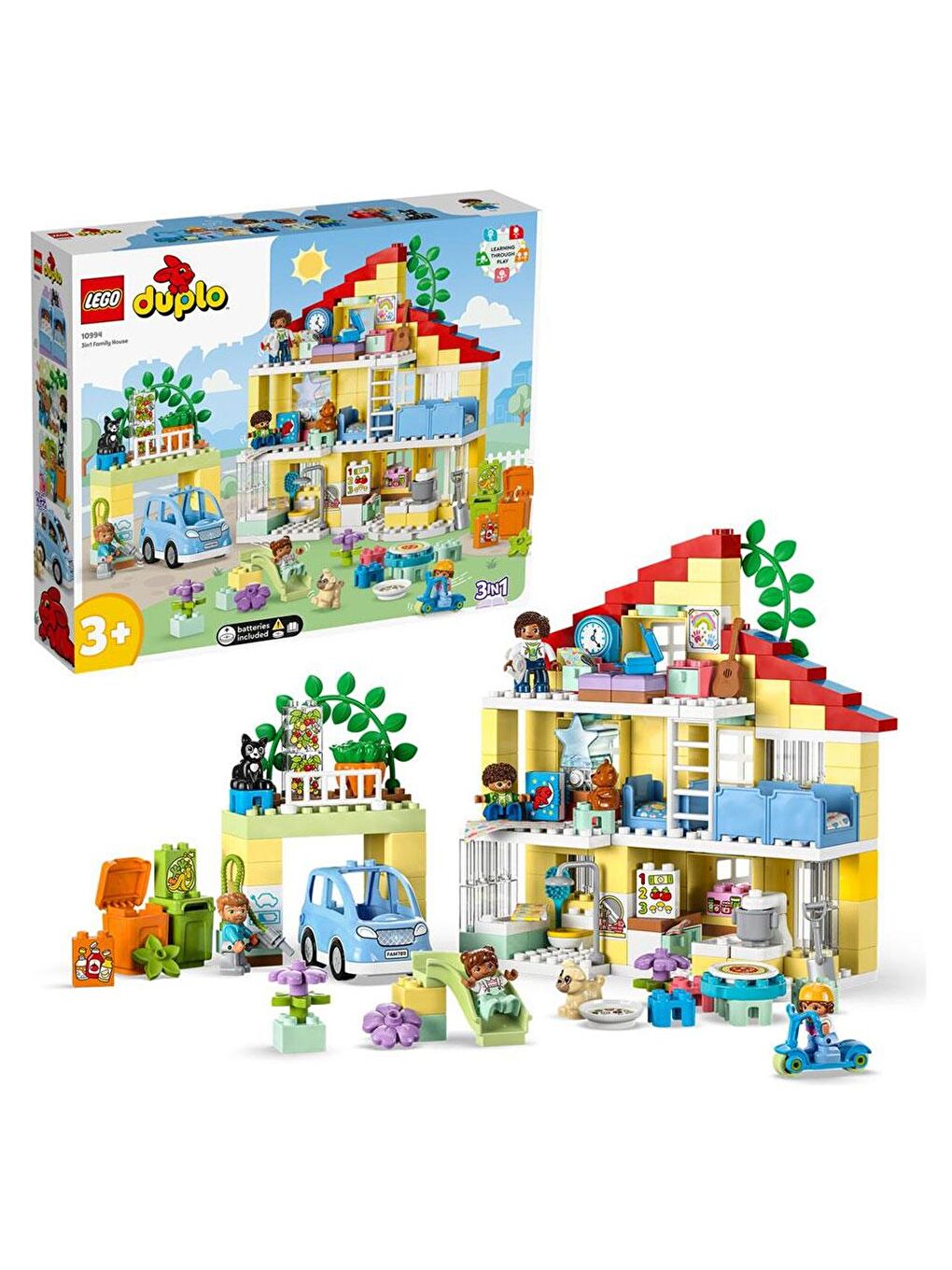 Lego Duplo Kasabası 3’ü 1 Arada Aile Evi 10994