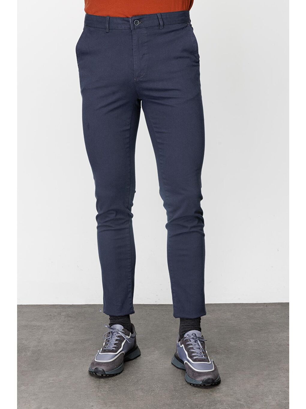 Gri Erkek Antrasit Dynamic Fit Pantolon