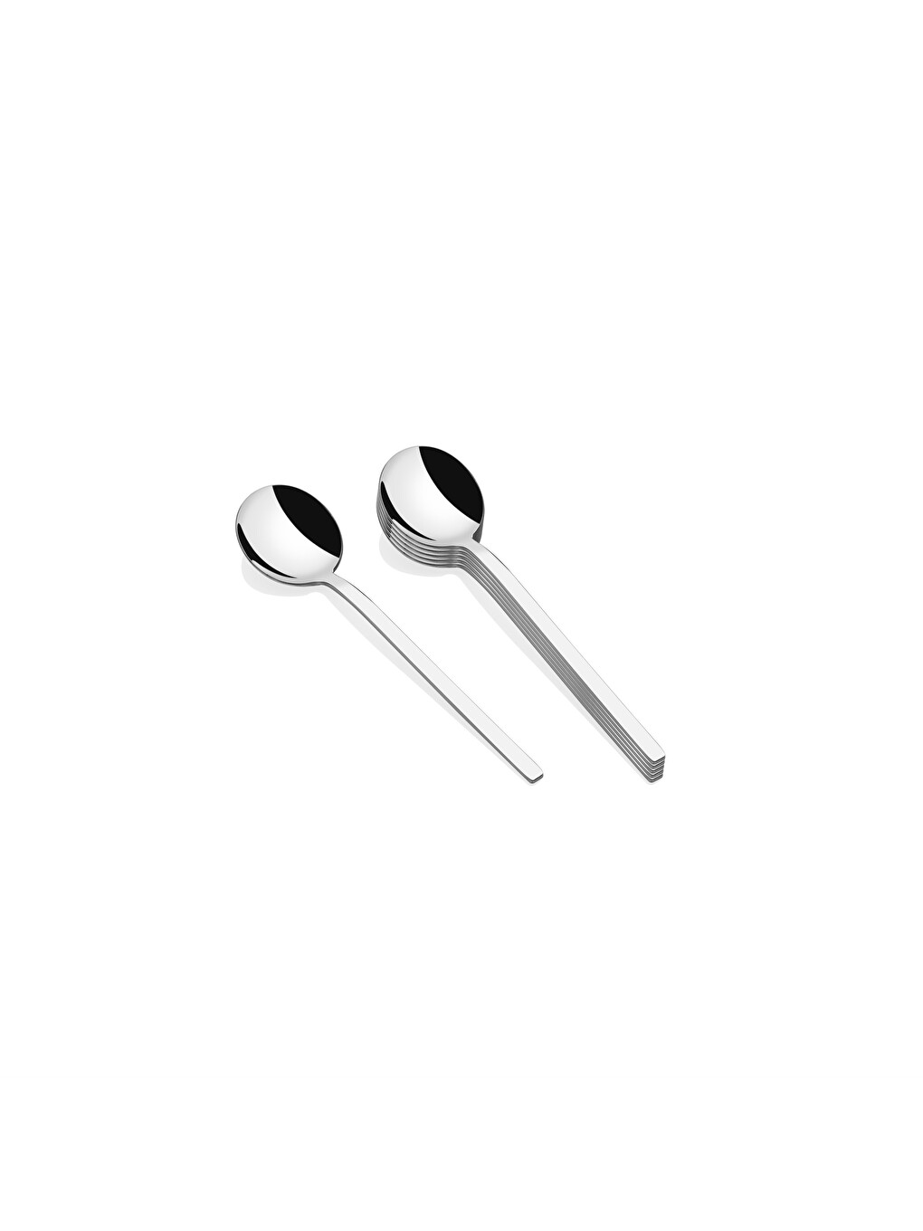 Gri Patara Çay Kaşık 6'lı 18/10