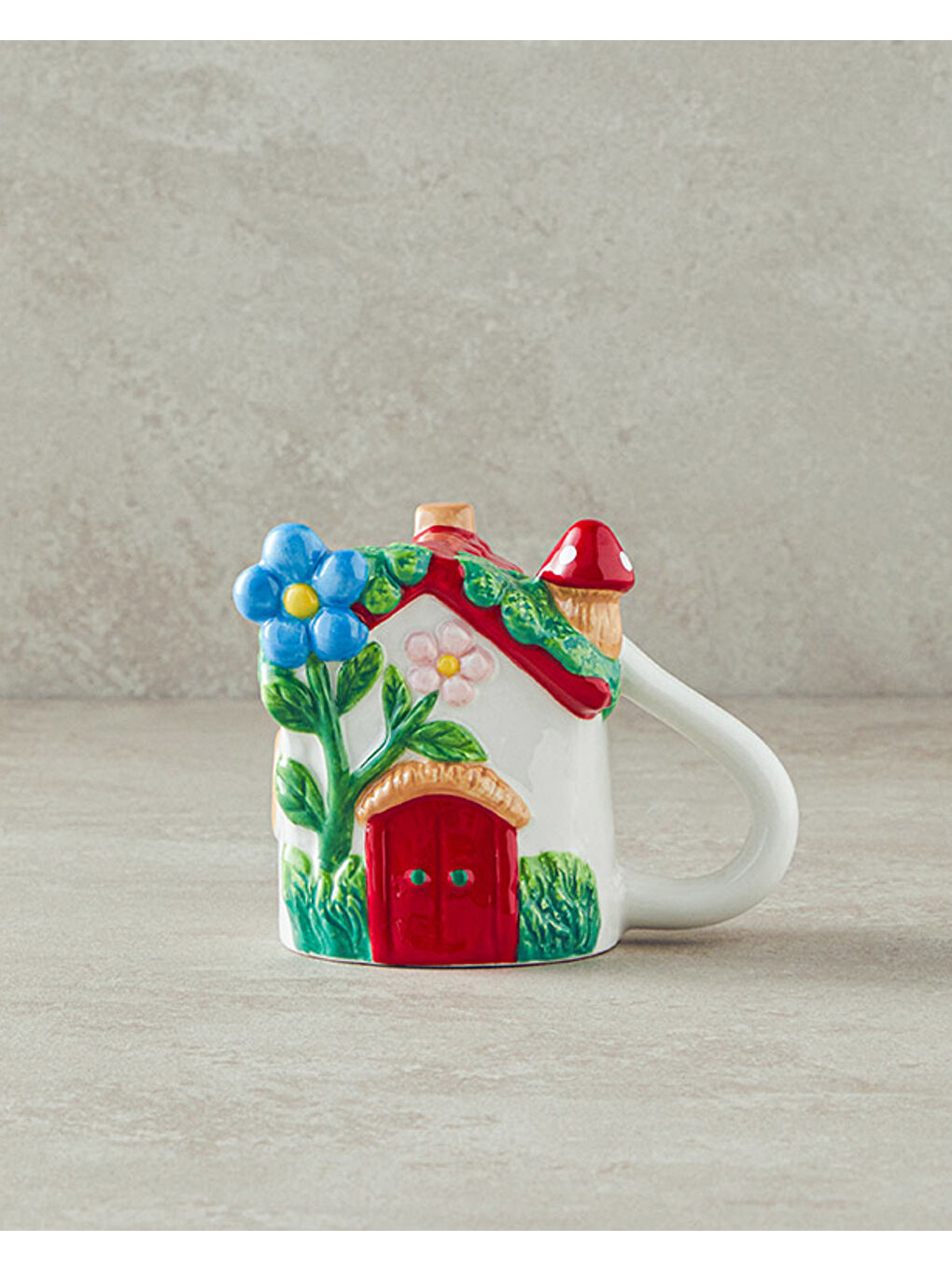 Beyaz Flowery Home Dolomite Yılbaşı Kupa 200 ml Renkli