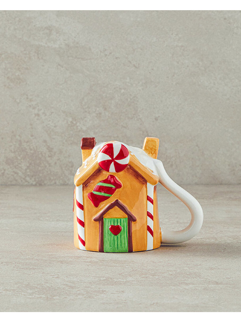 Beyaz Pretty Home Dolomite Yılbaşı Kupa 200 ml Renkli