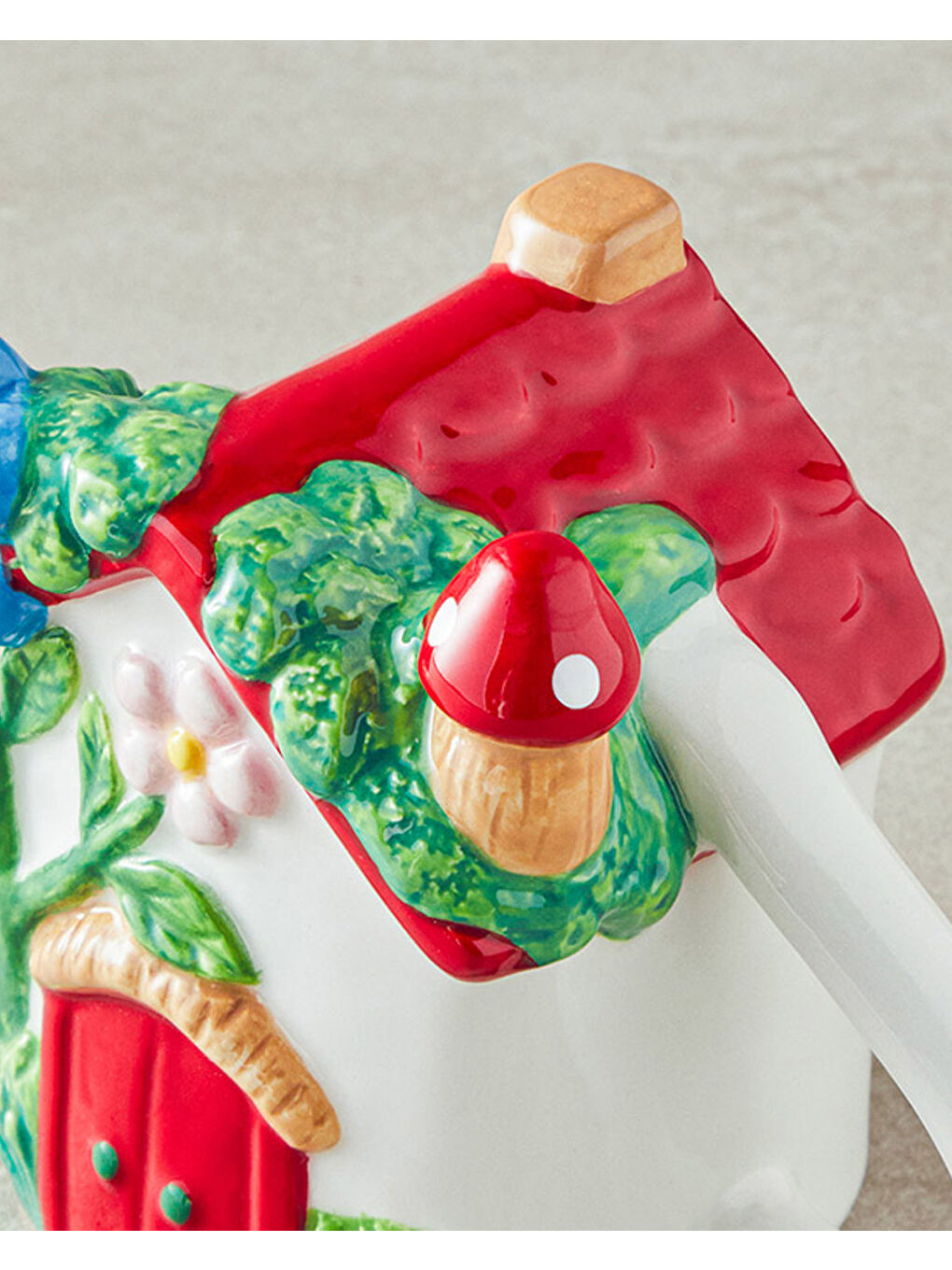 Beyaz Flowery Home Dolomite Yılbaşı Kupa 200 ml Renkli-2