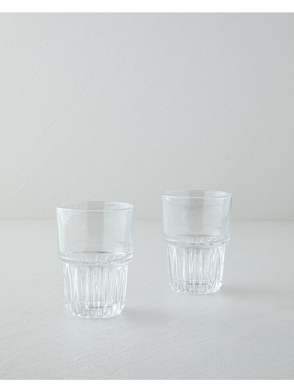Renksiz Clarus Cam 2'li Bardak 400 Ml Şeffaf