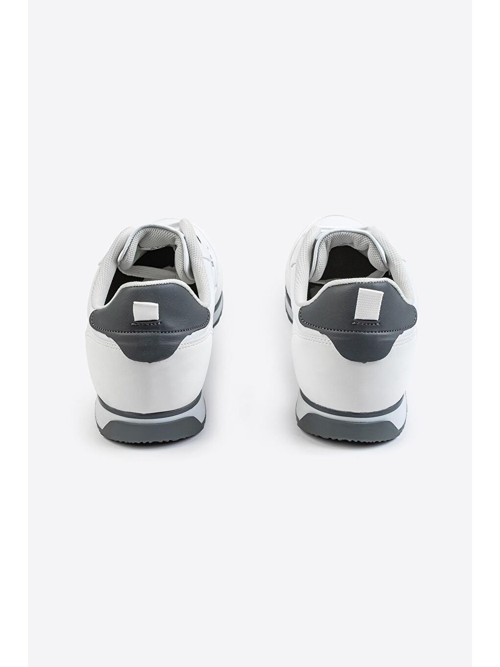 Beyaz Baskılı Erkek Rahat Spor Ayakkabı-2