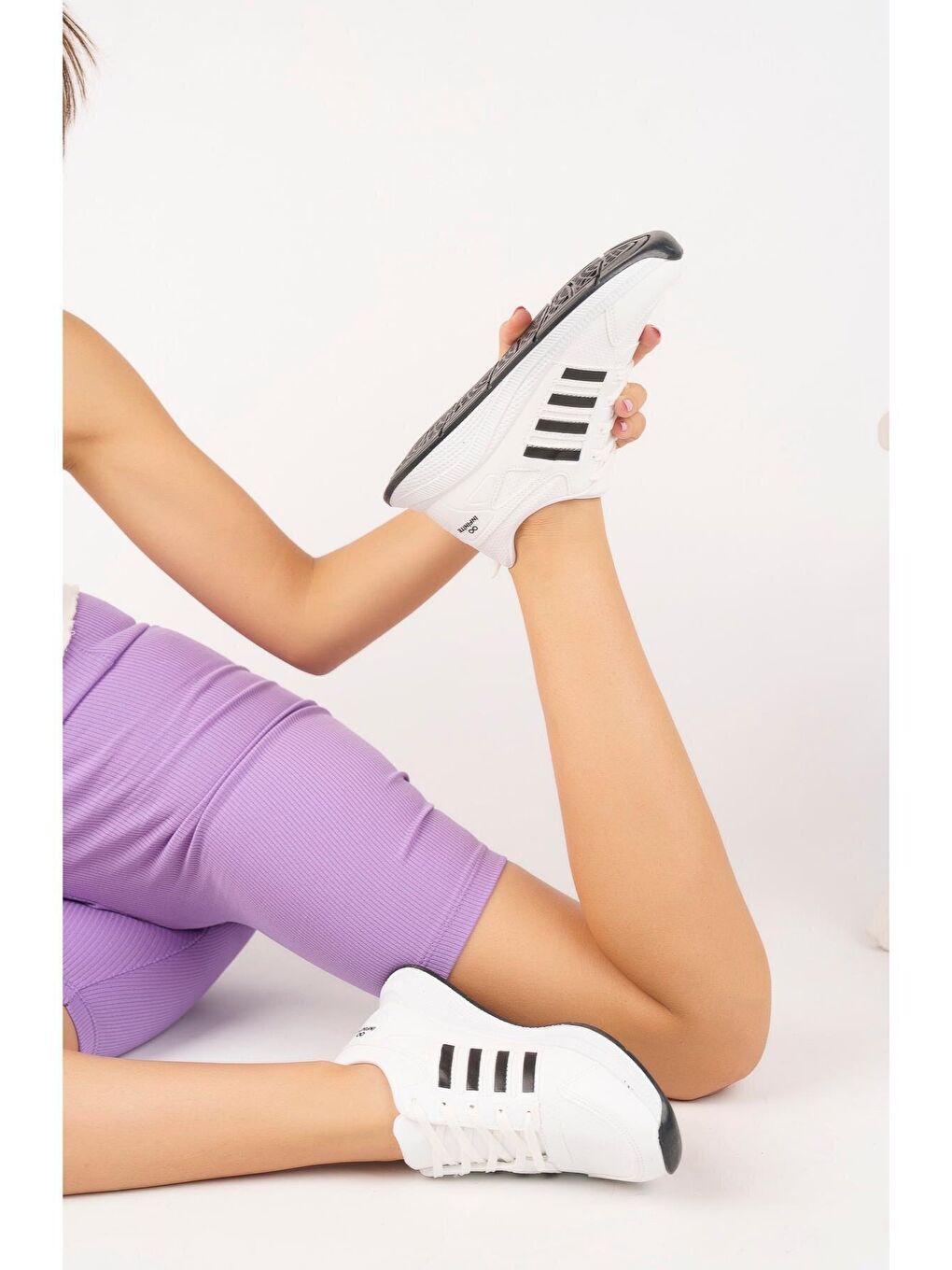 Beyaz Rby Kadın Ortopedik Günlük  Yürüyüş Koşu Sneaker Spor Ayakkabı