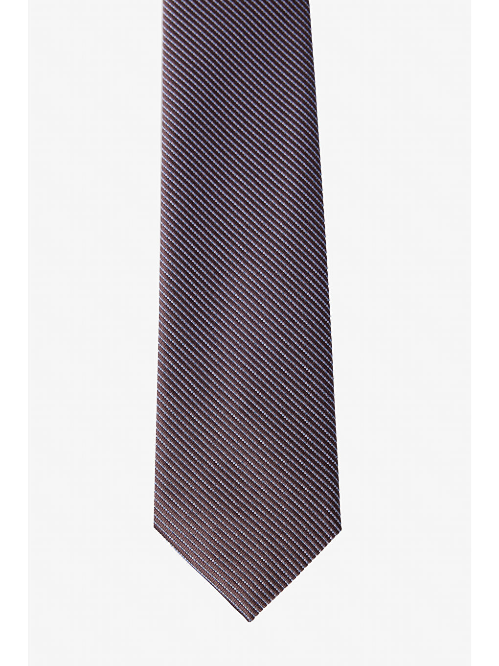 Kahverengi Erkek Kahve-Mavi Desenli Kravat-1