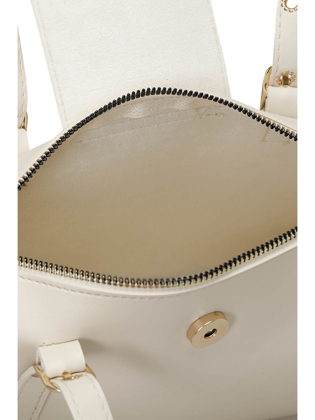 Bej NTRL CHAMP EL 5FX Ekru Kadın El Çantası-3