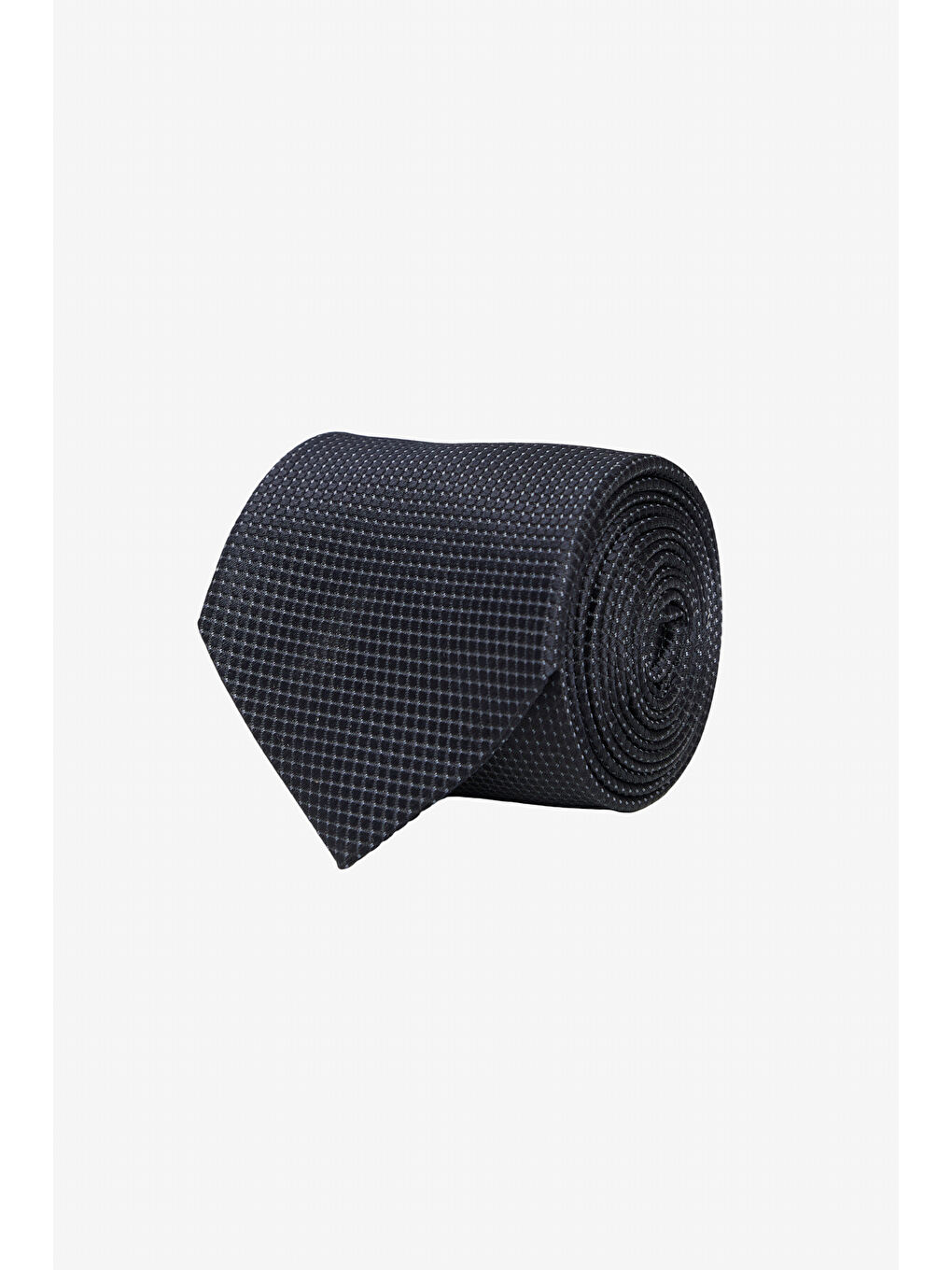 Erkek Siyah Desenli İpek Kravat