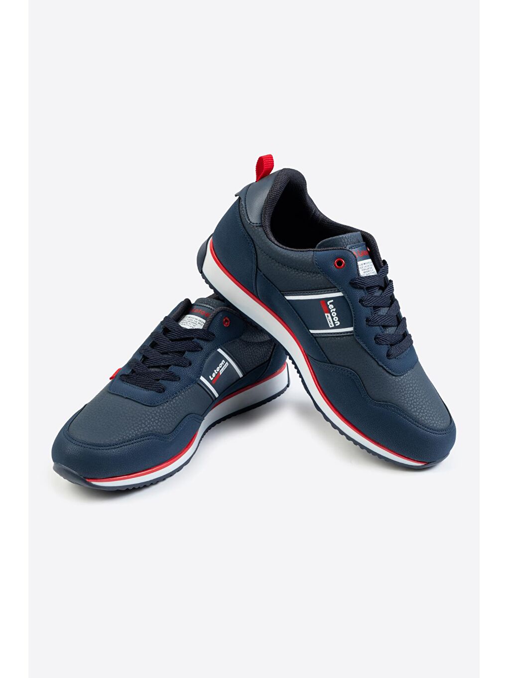 Lacivert Baskılı Erkek Rahat Spor Ayakkabı-4