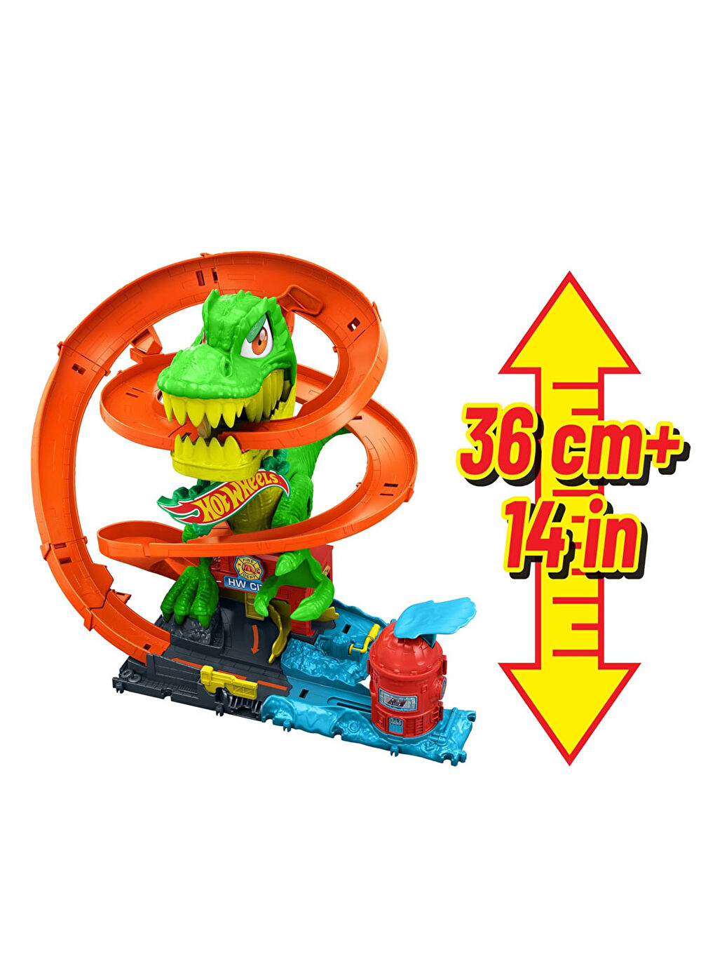 T-Rex ve İtfaiye İstasyonu Oyun Seti JBM73-1