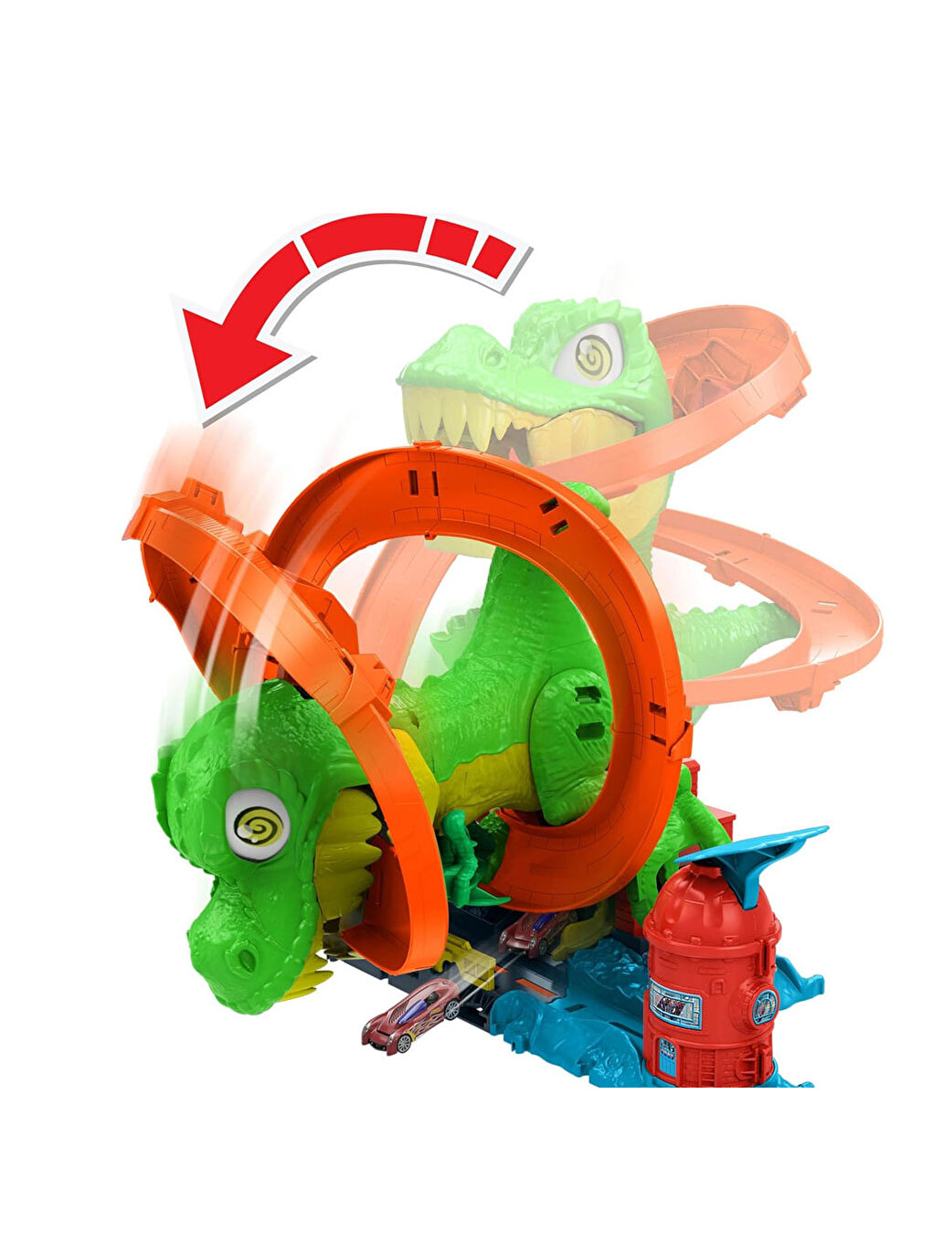 T-Rex ve İtfaiye İstasyonu Oyun Seti JBM73-3