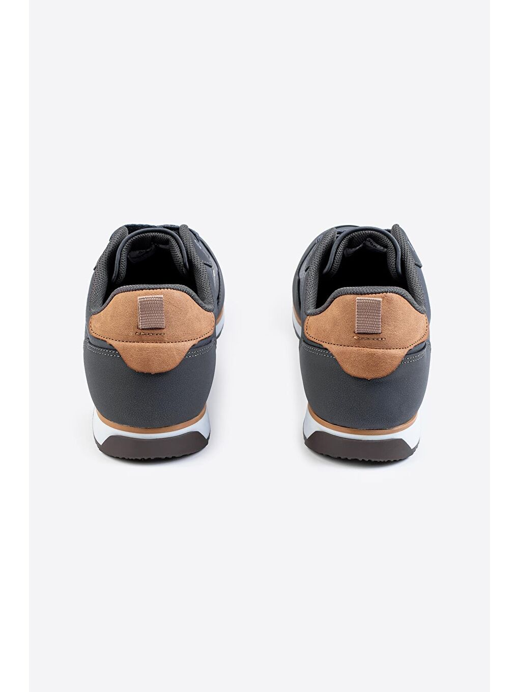 Gri Baskılı Erkek Rahat Spor Ayakkabı-2