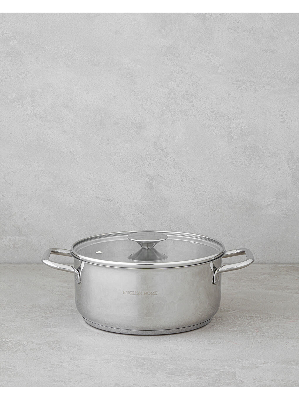 Gri Siena Paslanmaz Çelik Derin Tencere 18 cm Silver