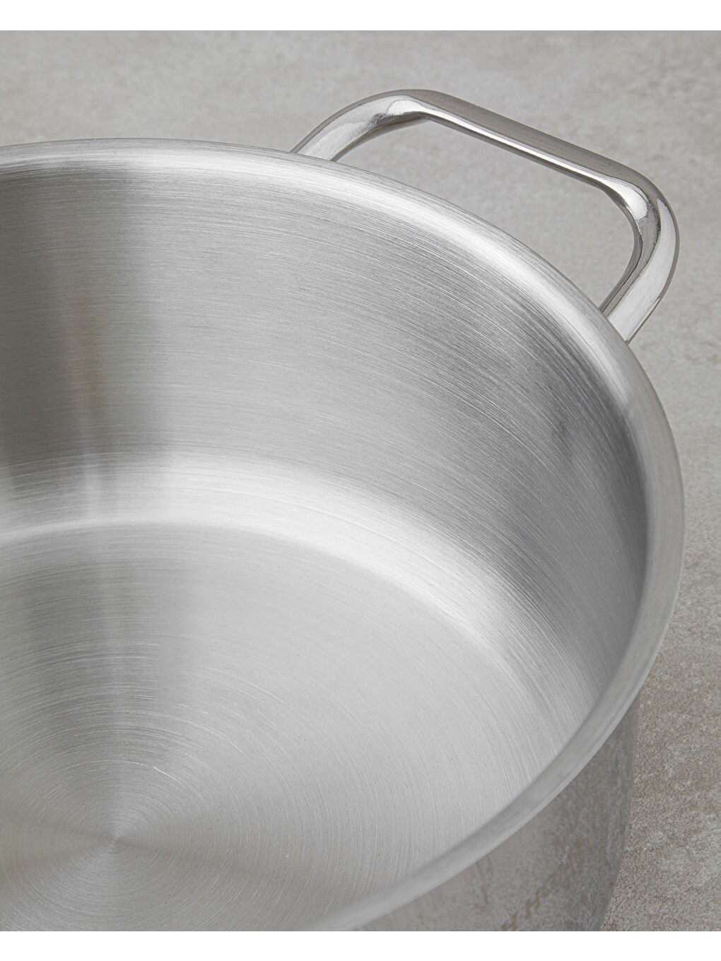 Gri Siena Paslanmaz Çelik Derin Tencere 18 cm Silver-3