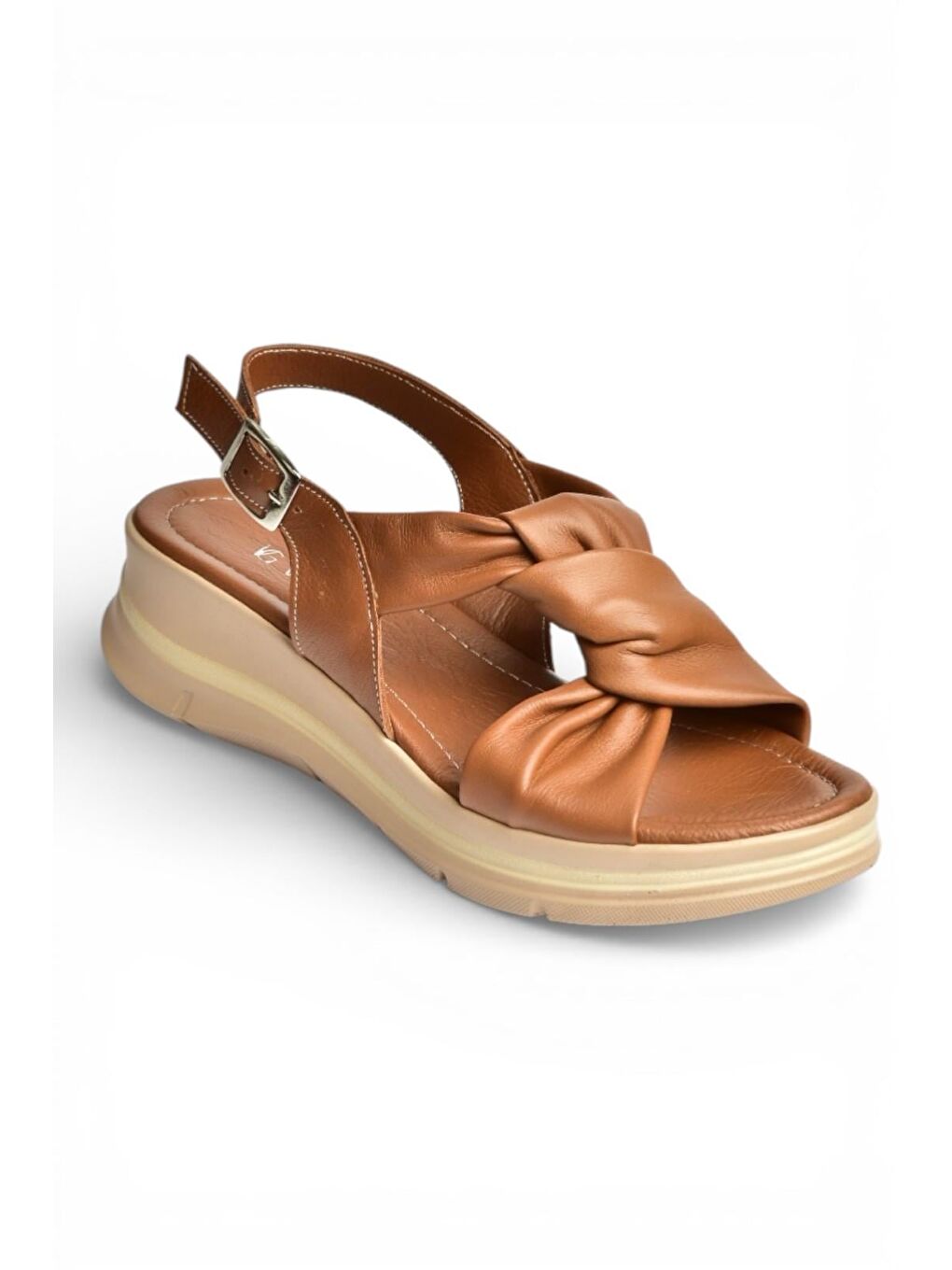 Kahverengi Taba Kadın Sandalet Y555210603-5