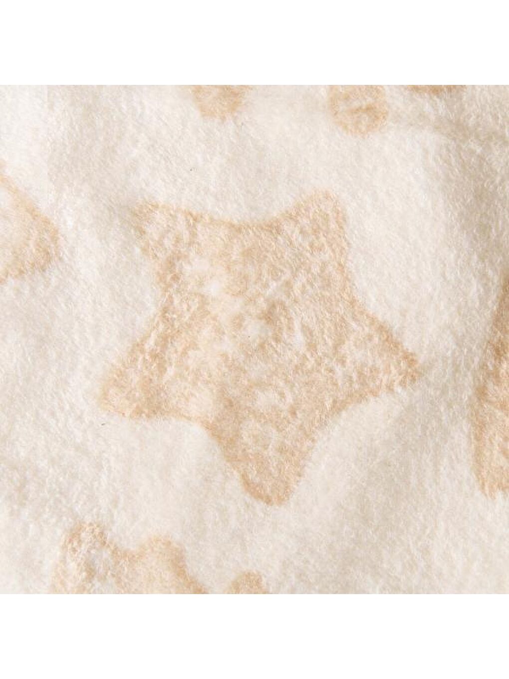 Soft Yeni Yıl Temalı Pamuklu Tv Battaniyesi - Bej - 130x170 cm-2