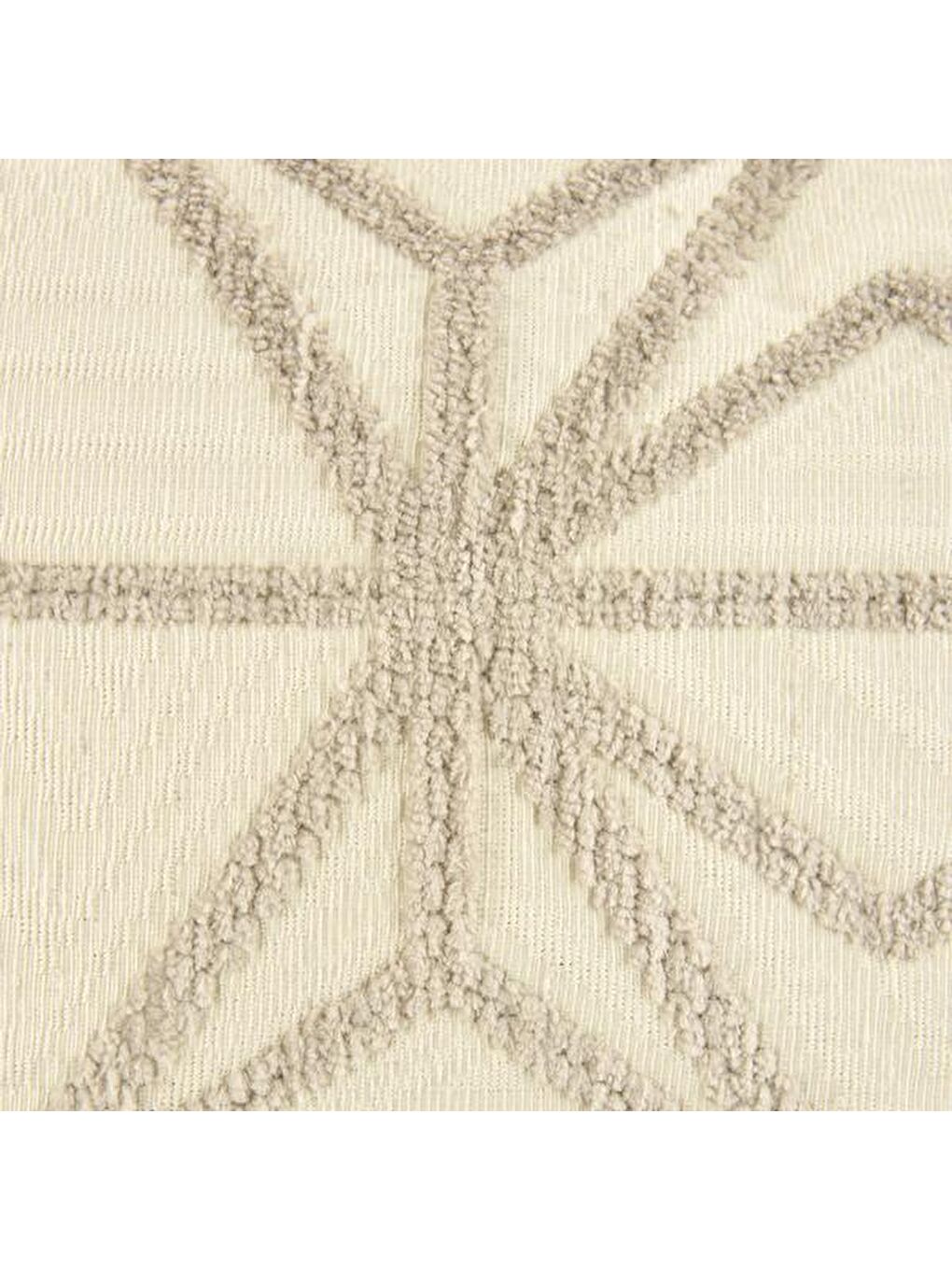 Soft Shaped Kırlent - Bej - 43x43 cm-4