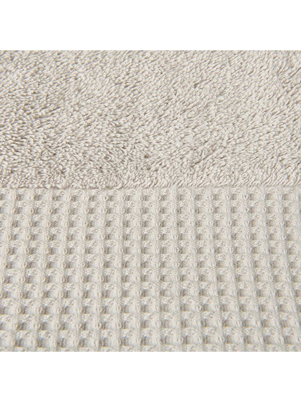 Evidea Soft 2'li Havlu Seti - Gri - 60x110 cm + 40x60 cm - 2