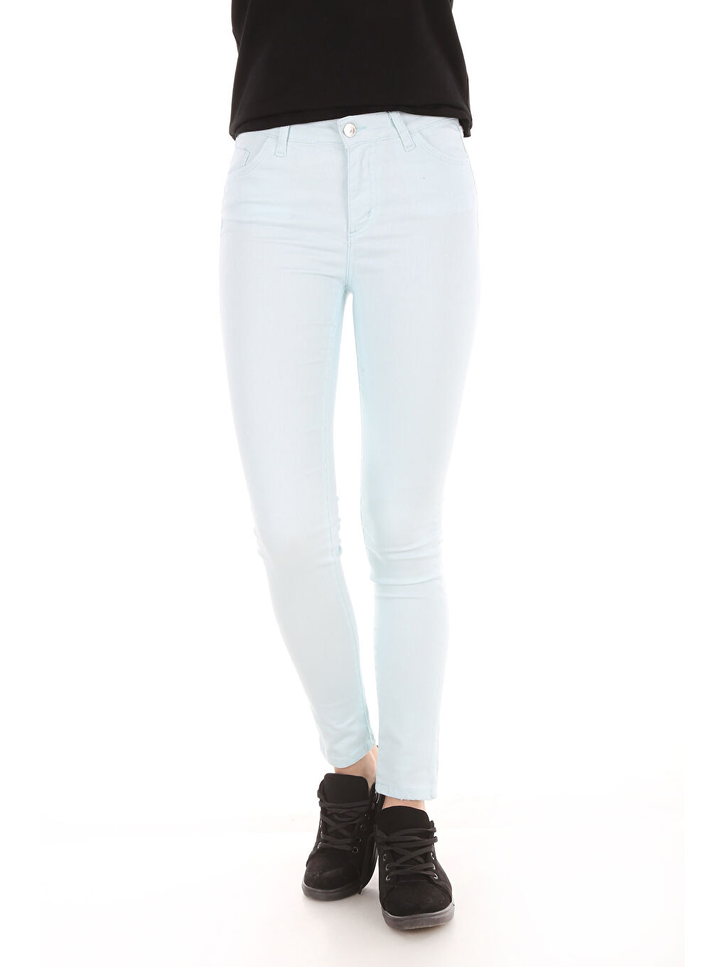 Yeşil 6323 BÜYÜK BEDEN GABARDİN PANTOLON - Mint-1