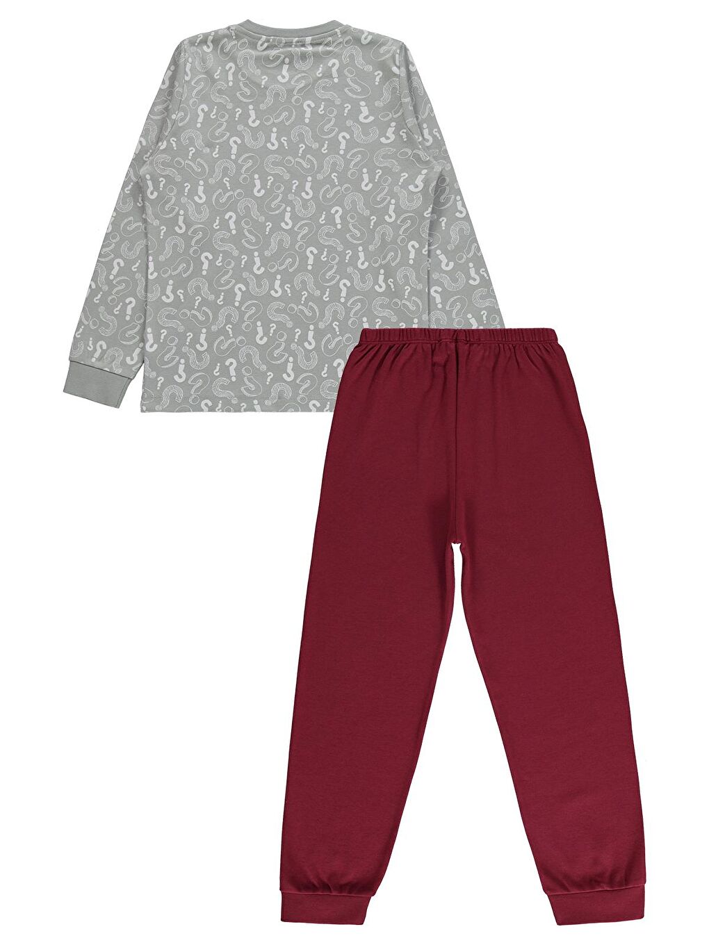 Boys Erkek Çocuk 10-13 Yaş Pijama Takımı Gri-2