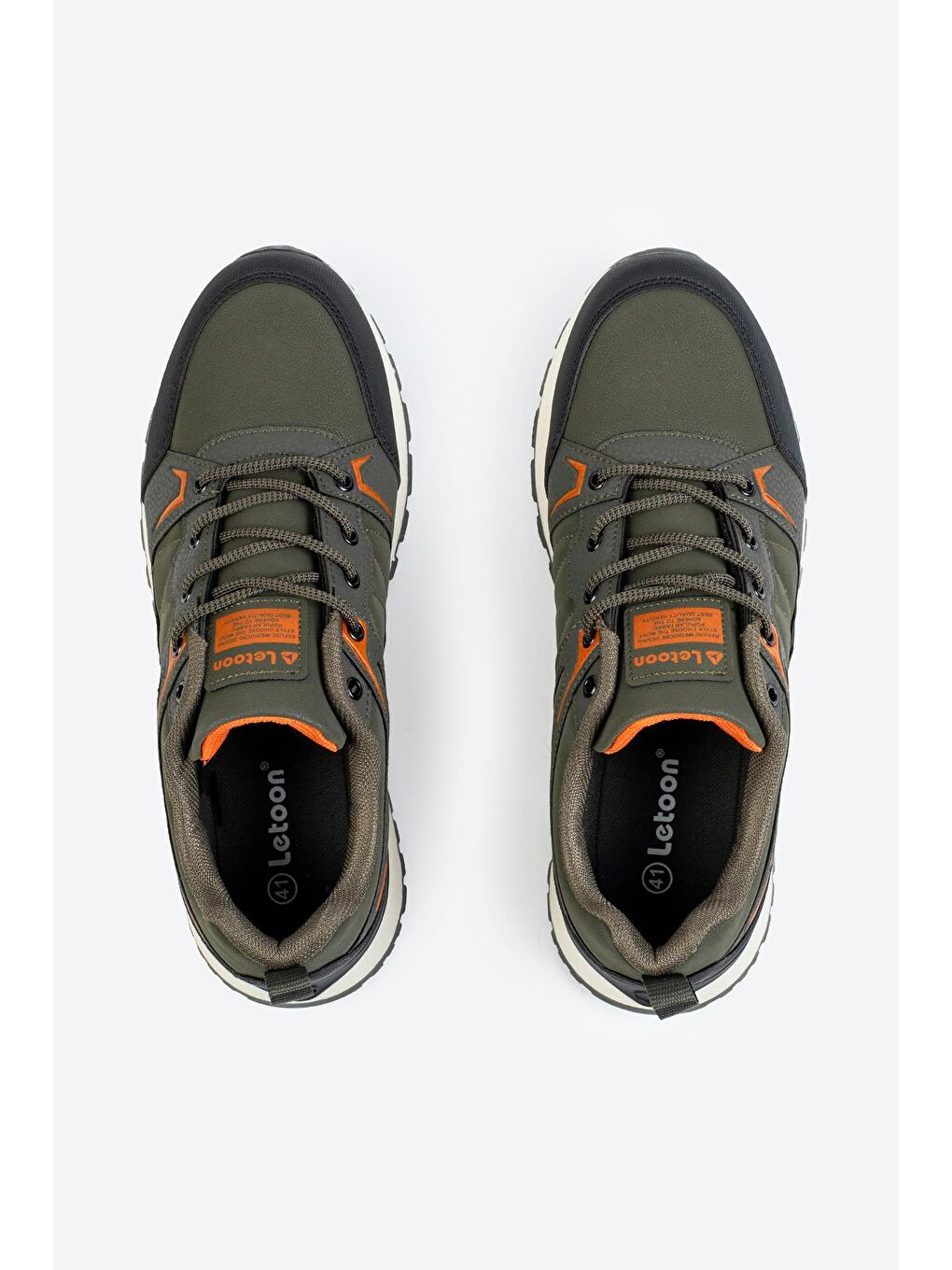 Haki Cyrax Erkek Baskılı Spor Ayakkabı-5