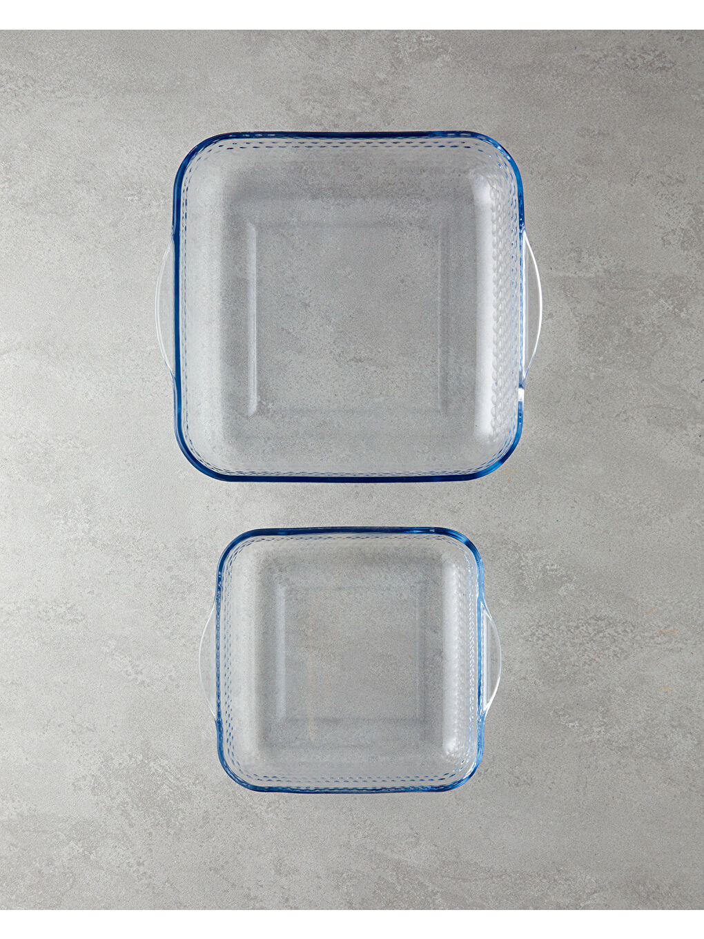 Renksiz Bake&Serve Cam 2’li Kare Fırın Kabı 27x30-21x23 cm Şeffaf-3
